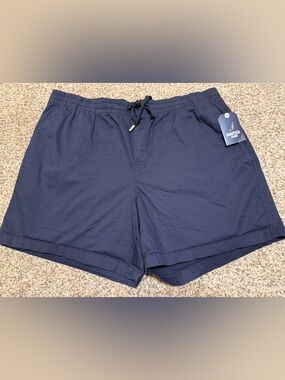 Nautica Drawstring Navy Dock Shorts Womens Size XL NWT